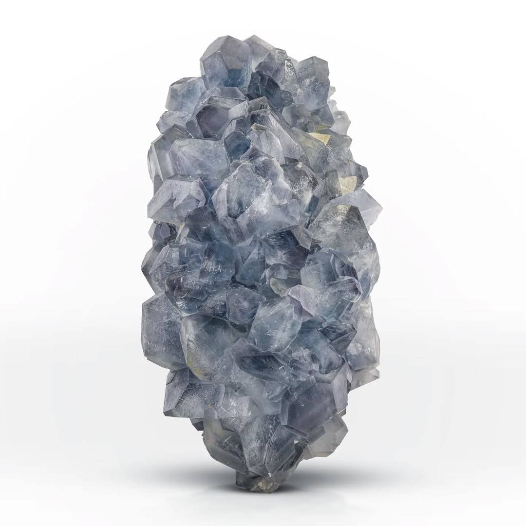 Celestite Crystal Cluster with Luster