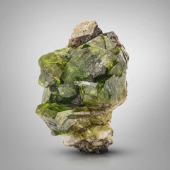 Titanite Crystals with Calcite