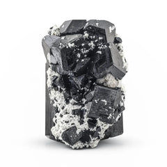 Tourmaline with Albite and Opal Halite
