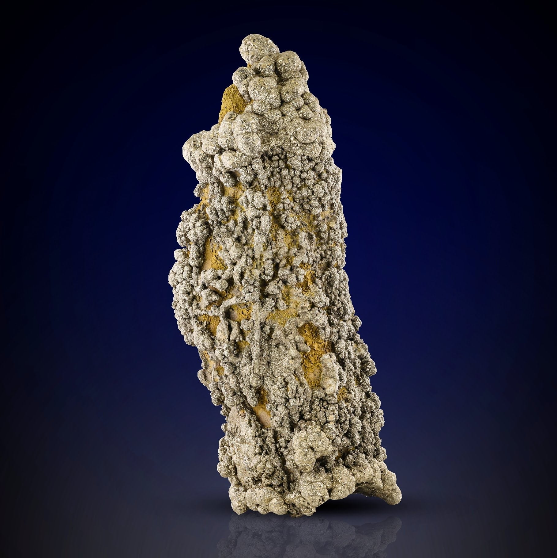 Golden Pyrite Stalagtite Mineral