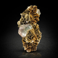 Fluorite Crystal on Muscovite Matrix