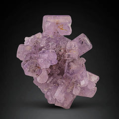 Purple Fluoroapatite Crystals Cluster