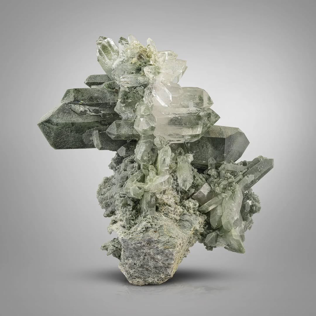 Double Terminated Chlorite Quartz