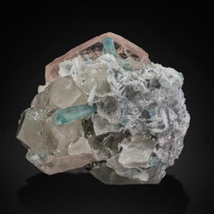 Morganite With Sea Foam Tourmaline