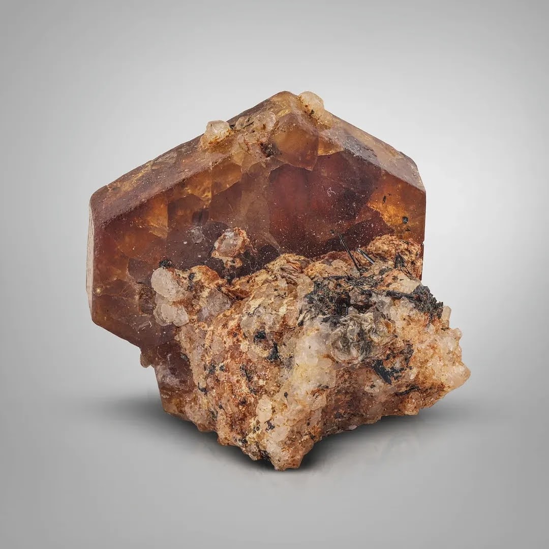 Rare Bastnasite Crystal on Matrix