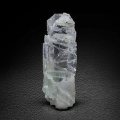 Etched Quartz Crystal with Byssolite