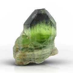 Green Peridot with Lugwigite-Vonsenite