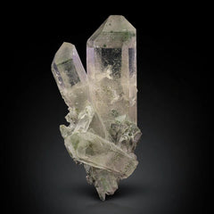 Transparent Chlorite Quartz Cluster