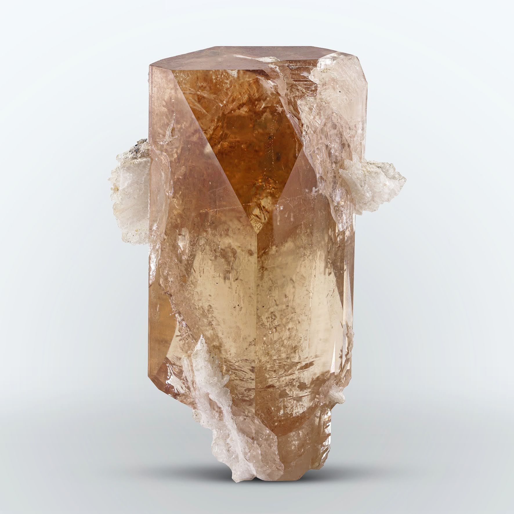 Topaz Crystal With Cleavelandite