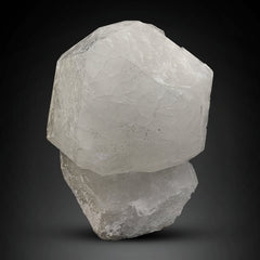 White Pollucite Couple of Crystals