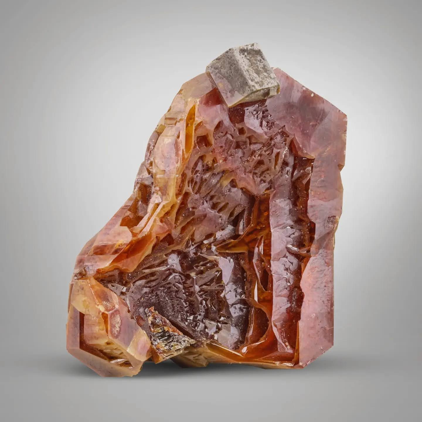 Red Vanadinite Floater Crystal