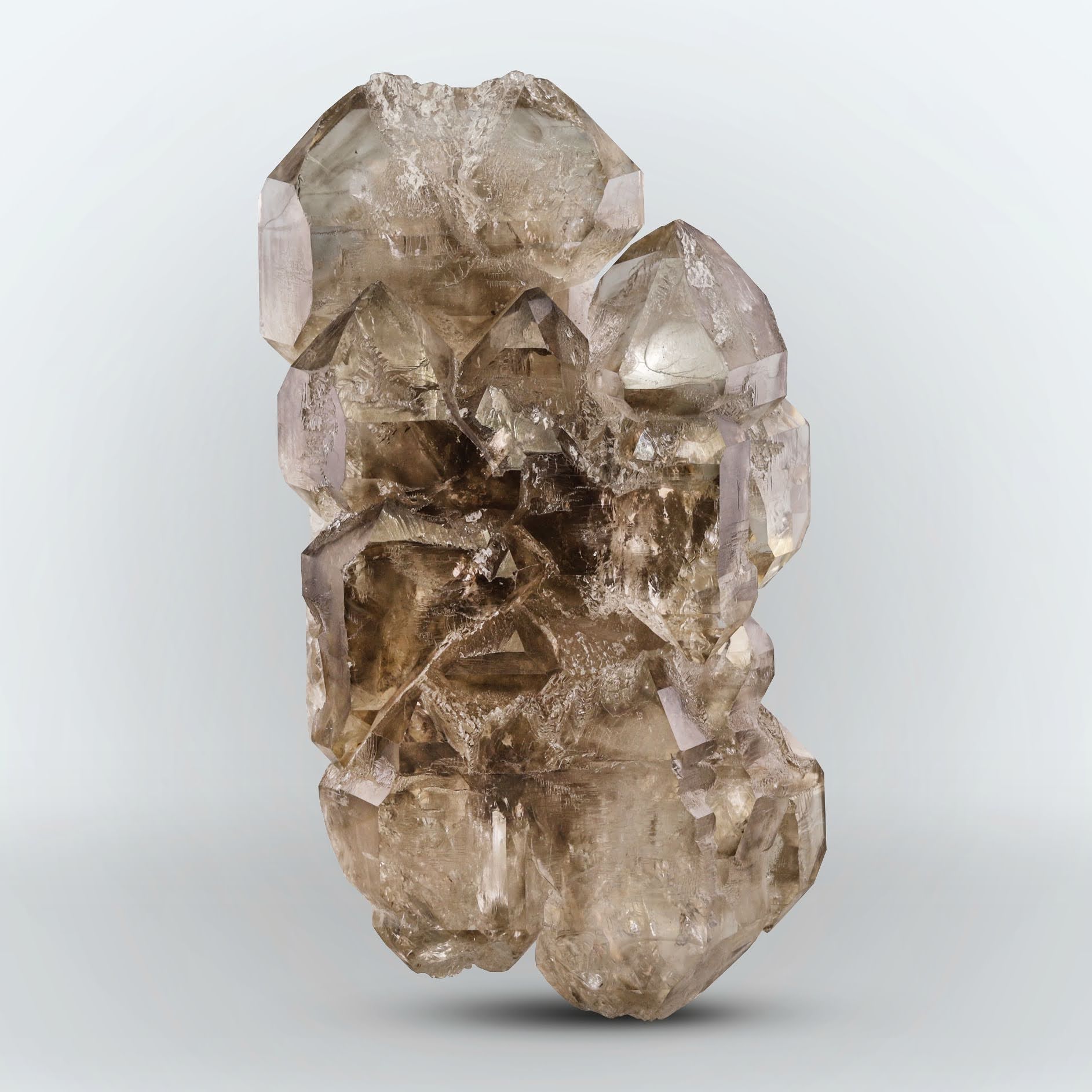 Smoky Quartz with Glassy Faces