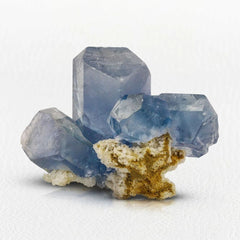 Radiant Celestite with Calcite Matrix