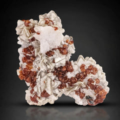 Garnet Crystals on Muscovite & Schrol