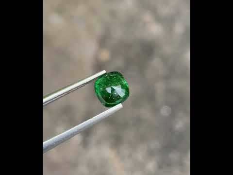 1.60 Carats Tsavorite Garnet Cushion