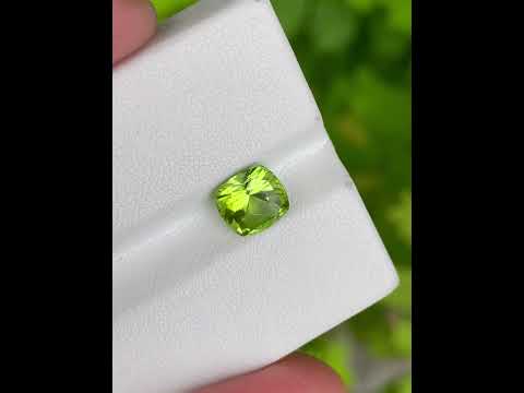 2.18 Carats Peridot Stone Custom Cut