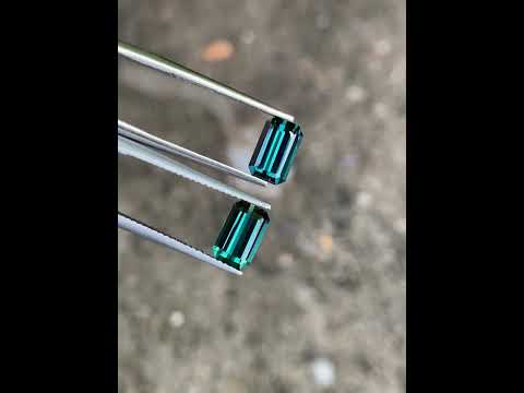 3.15 Carat Indicolite Tourmaline Pair