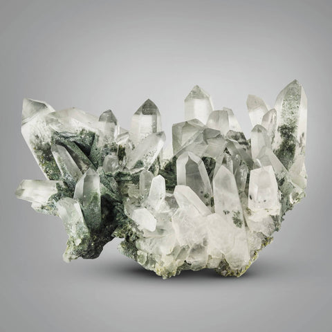 Green Chlorite Quartz Crystals