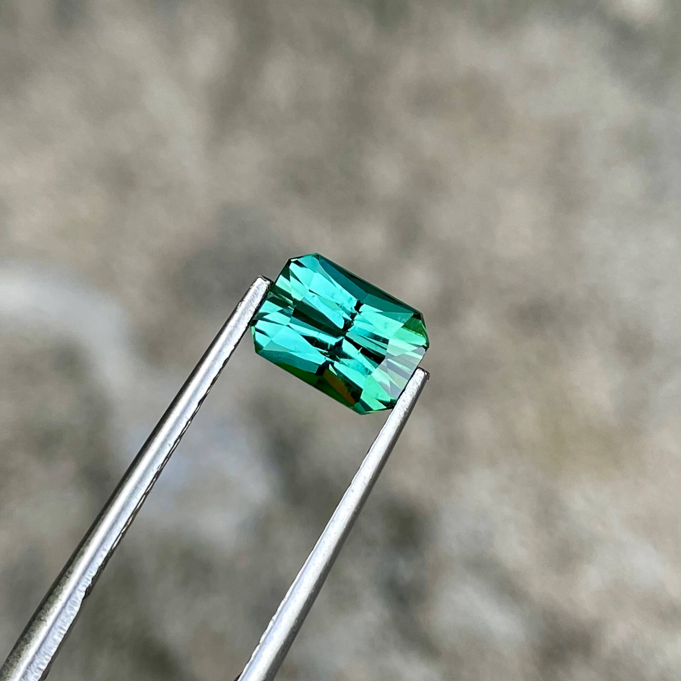 2.54 Carats Greenish Blue Tourmaline