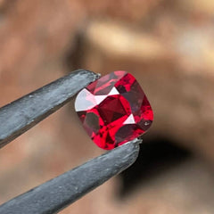 1.45 Carats Red Burmese Cushion Spinel