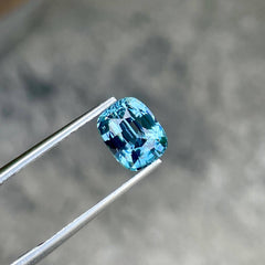 2.55 Carats Blue Spinel Stone Cushion