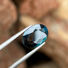 1.31 Carats Blue Sapphire Oval Cut