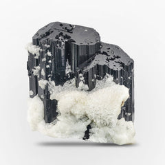 Schorl Black Tourmaline with Albite