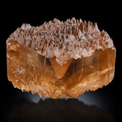 Etched Brown Topaz Crystal Specimen