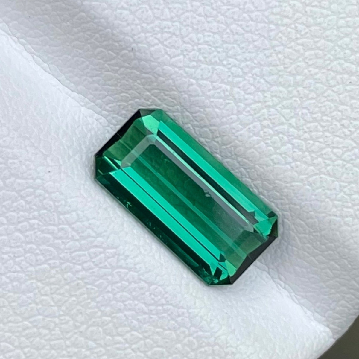 Greenish Blue Tourmaline 2.70 carats Emerald Cut