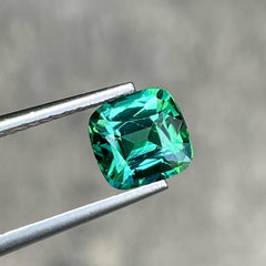 Bluish Green Tourmaline 1.90 Carat Cut