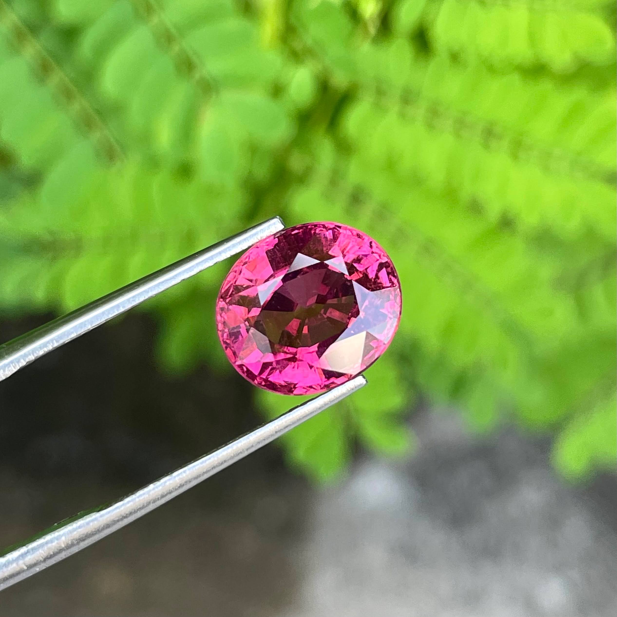 Pink Tourmaline 4.80 carats Oval Cut
