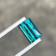 Blue Tourmaline 1.65 Carats Scissors Cut