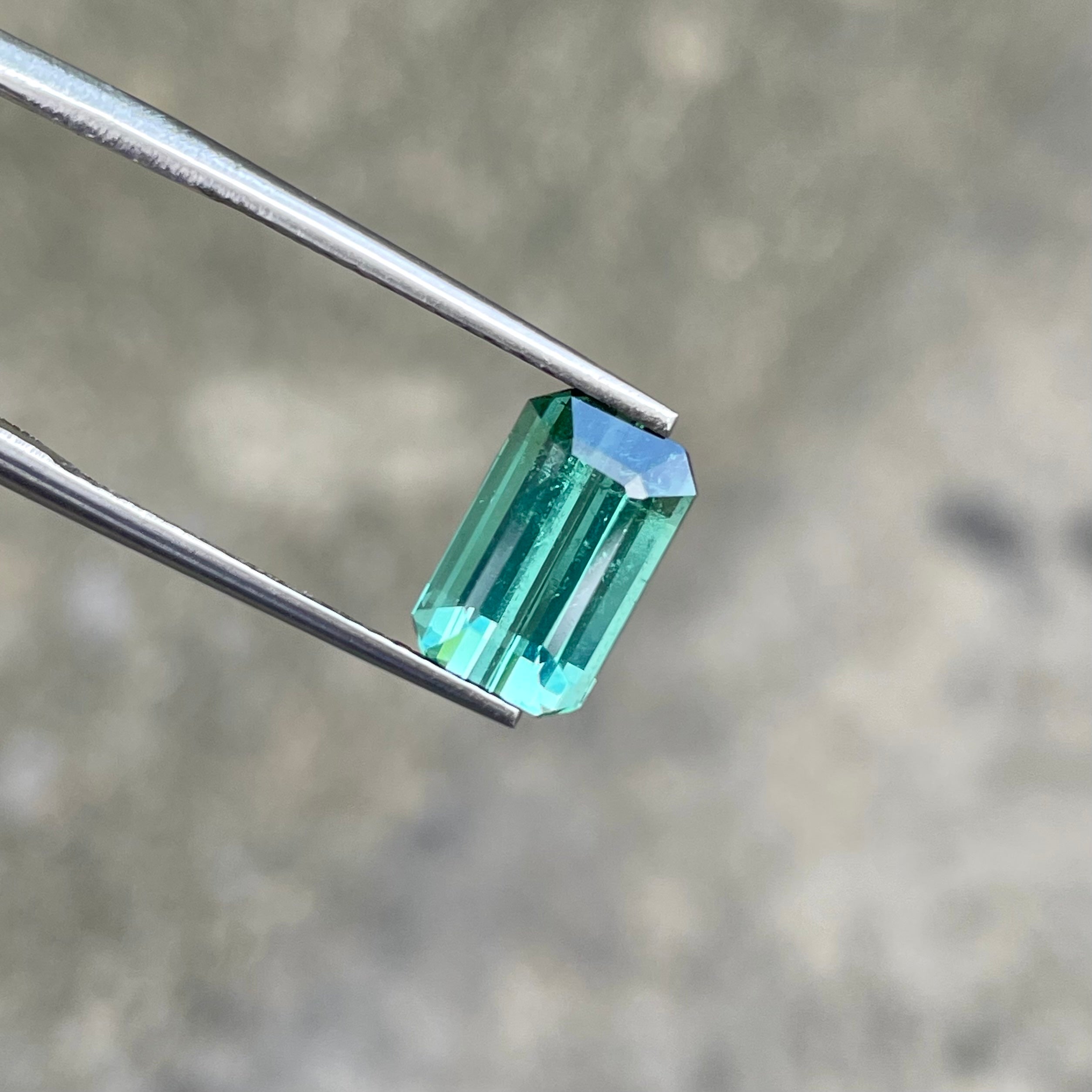 Greenish Blue Rare Tourmaline 2.80 Carat