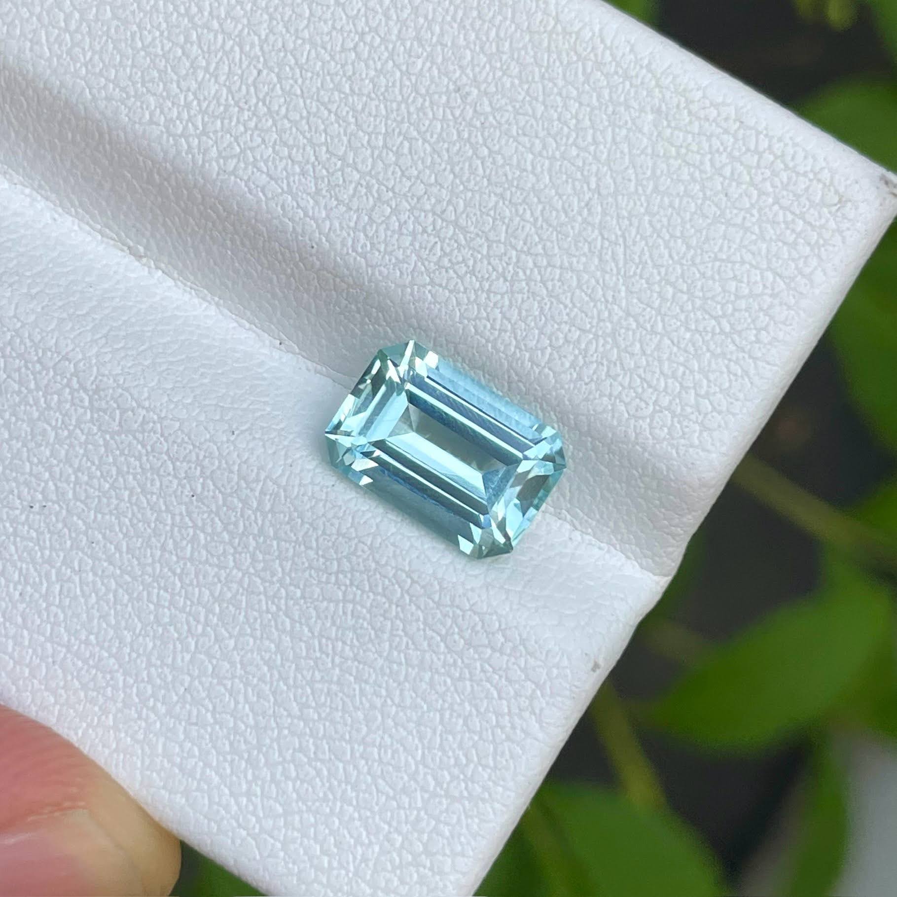 2.45 Carats Light Blue Aquamarine Gem