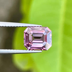 Pink Spinel Stone 2.20 Carats Emerald Cut