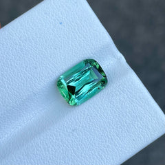 Bluish Green Tourmaline 4.00 Carat Cut