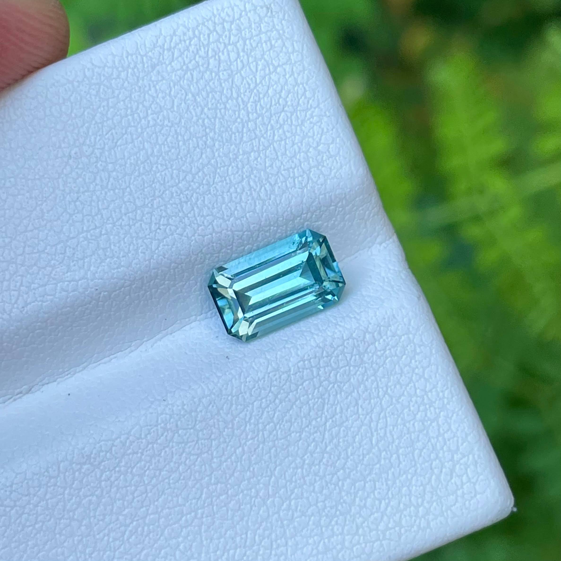 Sea-Foam Blue Tourmaline 1.90 Carat