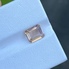 Peachy Topaz 2.50 carats Emerald Cut