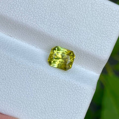 1.15 Carats Canary Tourmaline Custom Cut