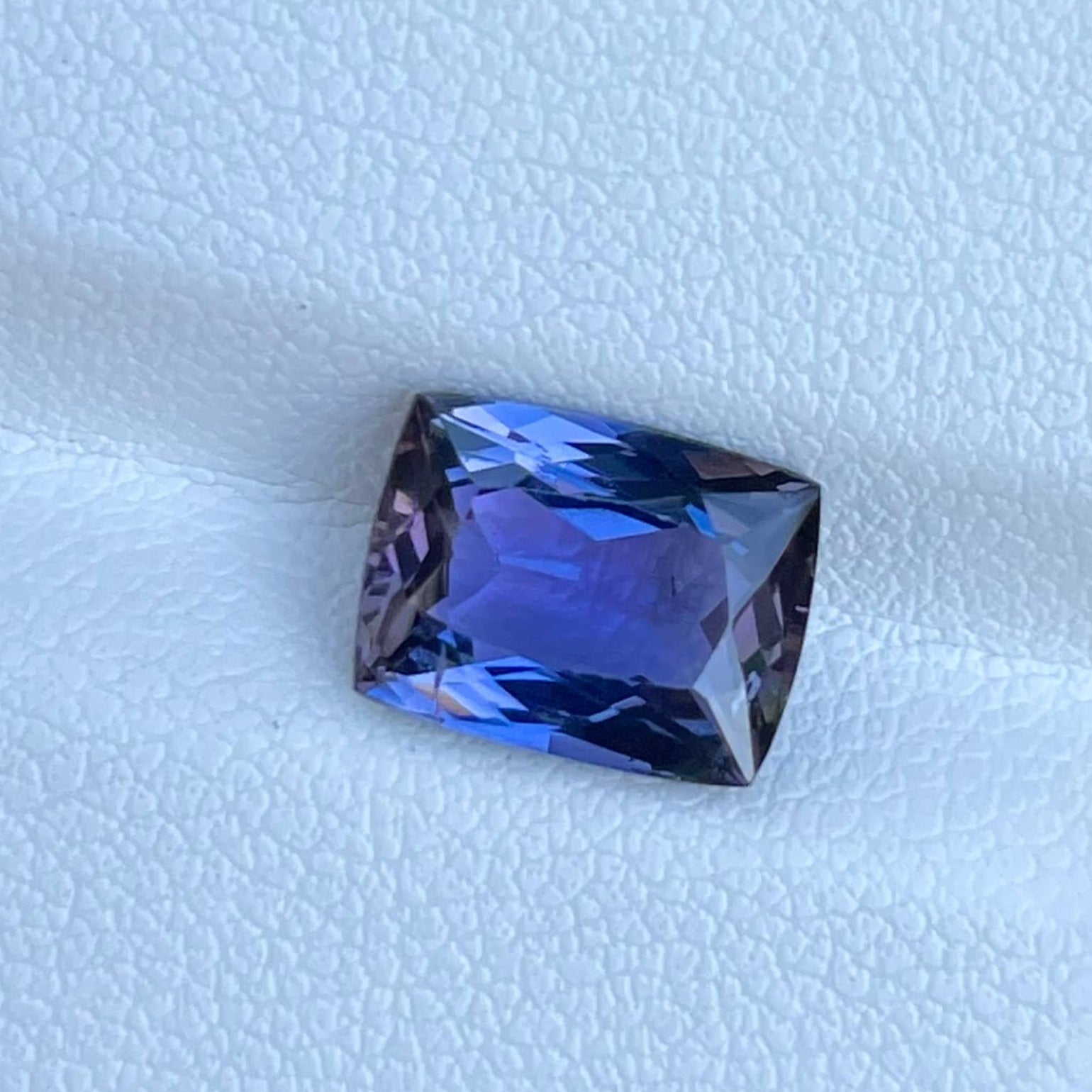 2.80 carats Blue Tanzanite Stone Cushion