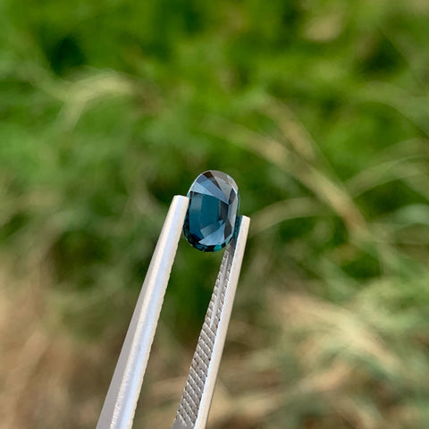 Astral Sapphire 1.60 Carats Sea-Blue Oval Shaped Natural Sri Lankan Gemstone