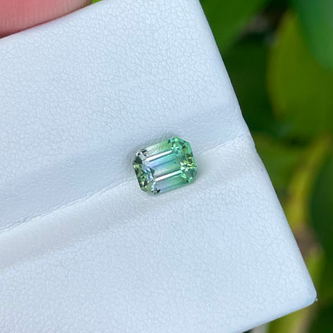 Bicolor Tourmaline 1.35 Carat Emerald