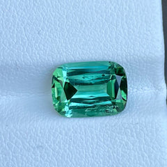 Bluish Green Tourmaline 4.00 Carat Cut