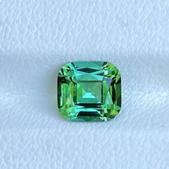 1.75 Carats Mint Green Tourmaline Cushion