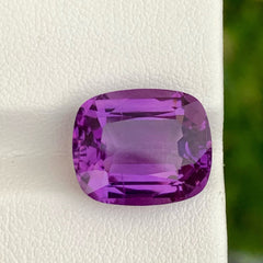 Softening Purple Amethyst Stone 8.70 carats Cushion Cut Natural Brazilian Gemstone