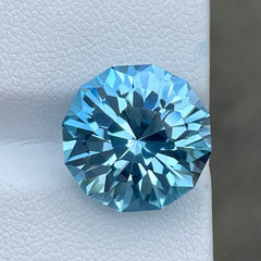 Jewel-toned Honey Comb Swiss Blue Topaz 12.10 carats Natural Gemstone from Madagascar