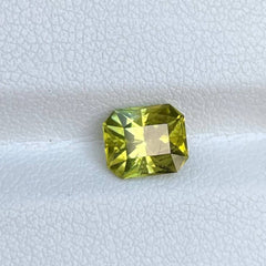 1.15 Carats Canary Tourmaline Custom Cut