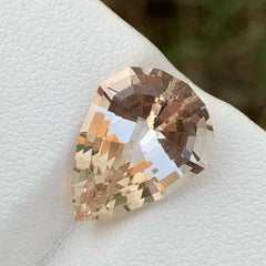 Exceptional Imperial Topaz 8.65 carats Pear Cut Natural Pakistani Loose Gemstone