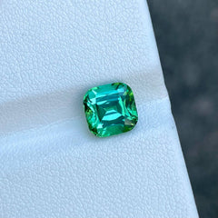 Bluish Green Tourmaline 2.55 Carat Cut