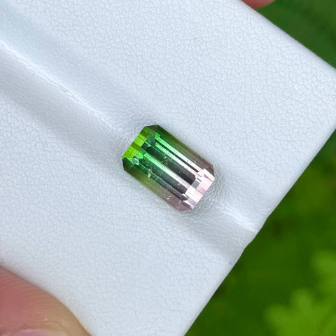 Bi-Color Emerald Tourmaline 3.35 carat